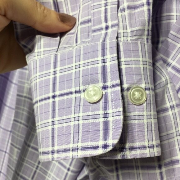 Boss Hugo Boss Miles Us Sharp Fit Check Shirt 16.5 - Picture 7 of 9